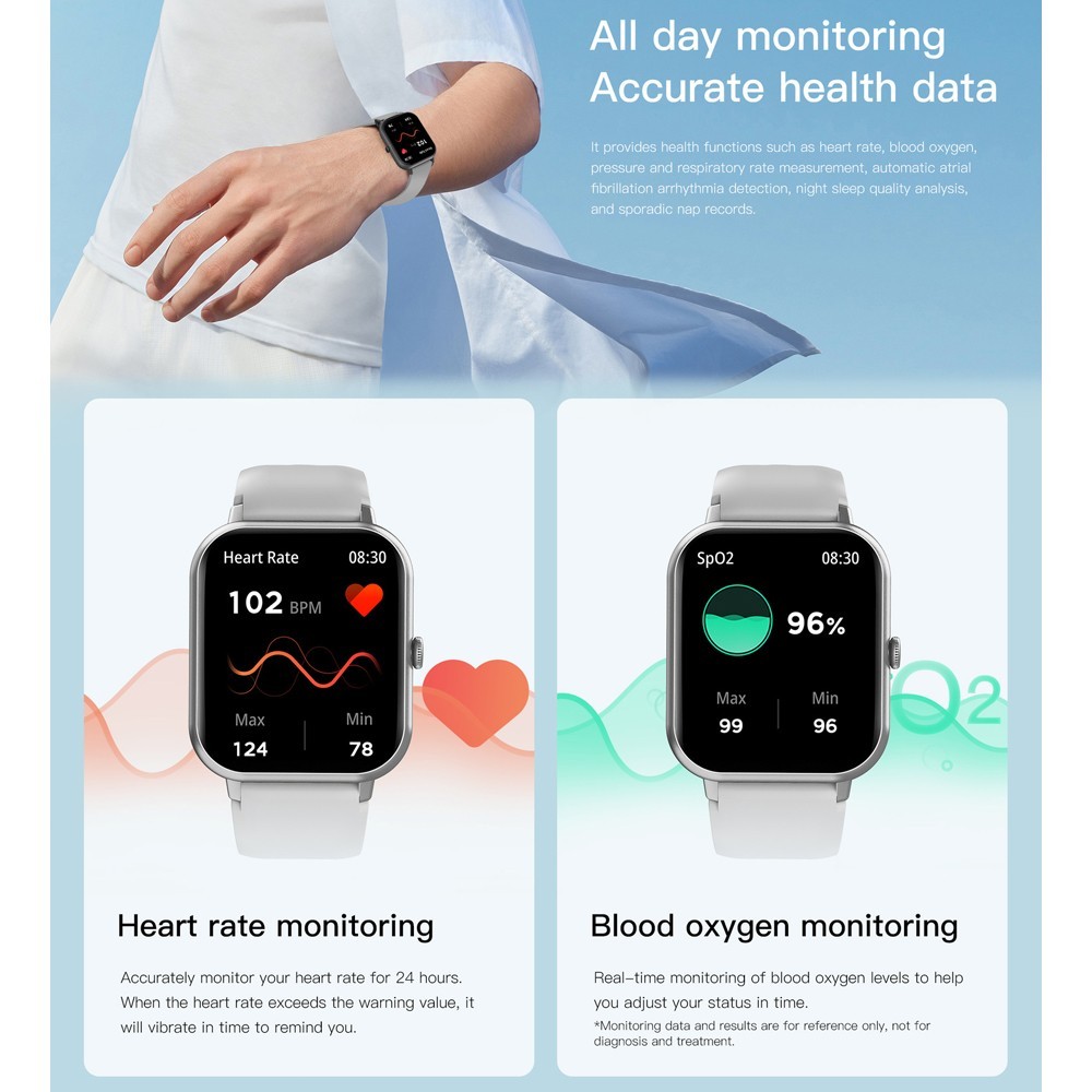 Multi-Functional Smart Watch Waterproof Smartwatch Bluetooth for Apple Android