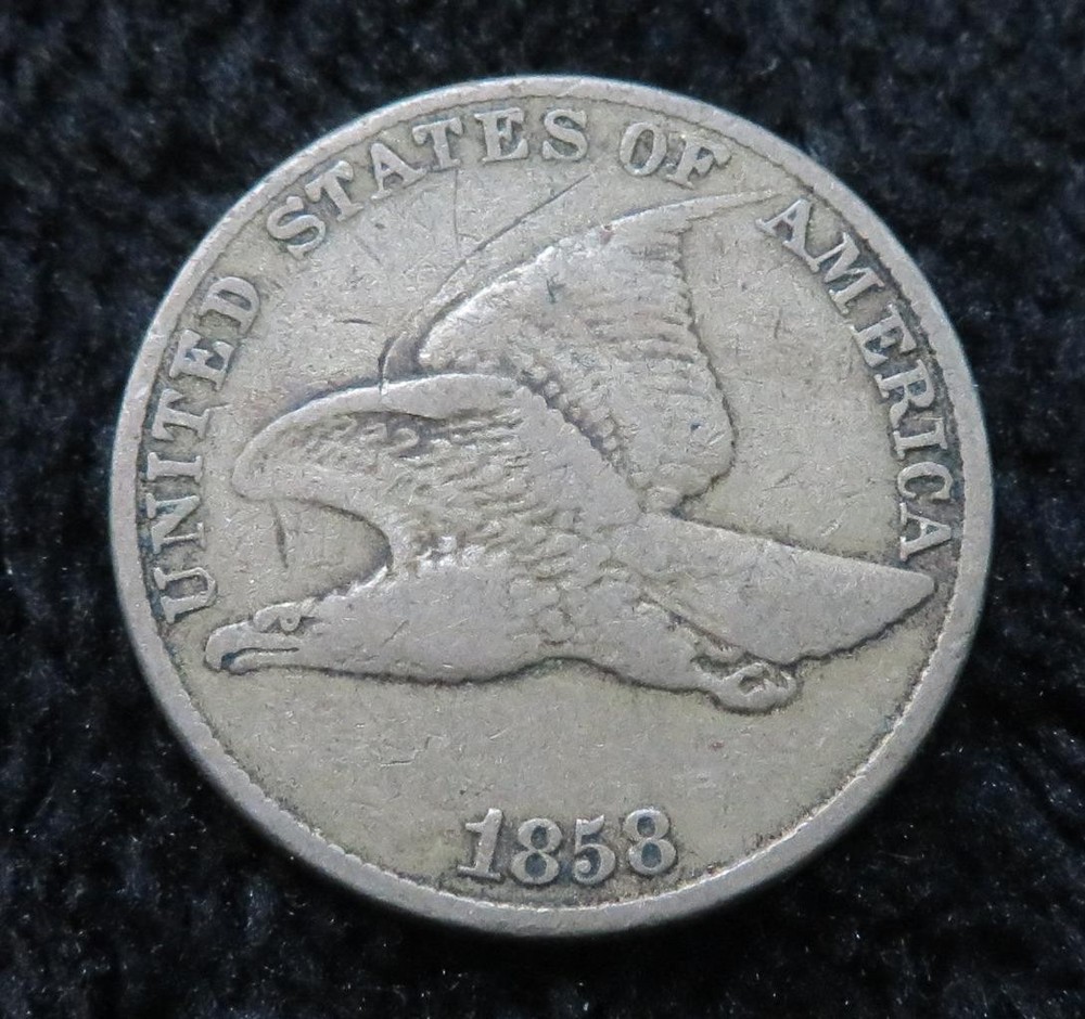 1858 Flying Eagle One Cent * Great for a Book * 6244
