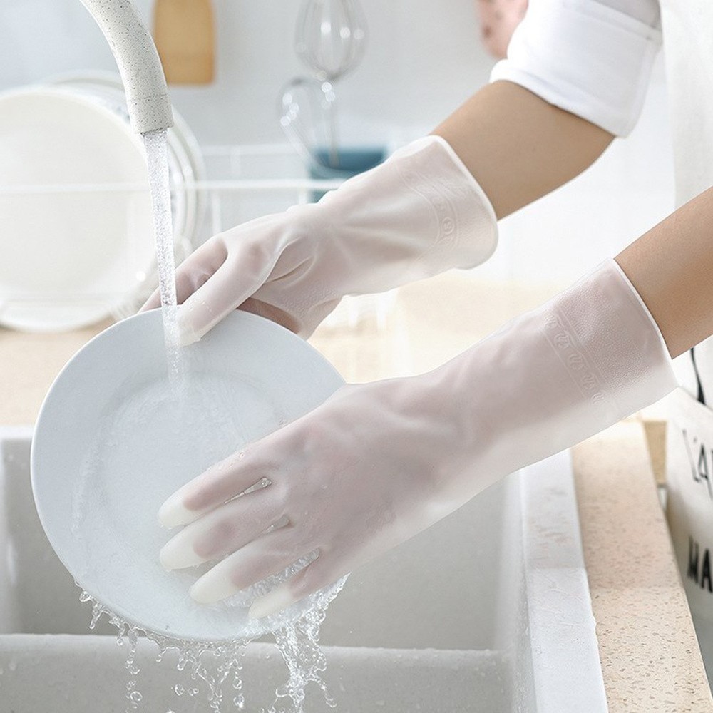 4 Pair Protective Gloves Plastic Kitchen Gloves For Housework