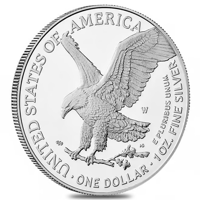 🔥🔥2025 W PROOF SILVER EAGLE - Congratulations Set with OGP and COA🔥🔥