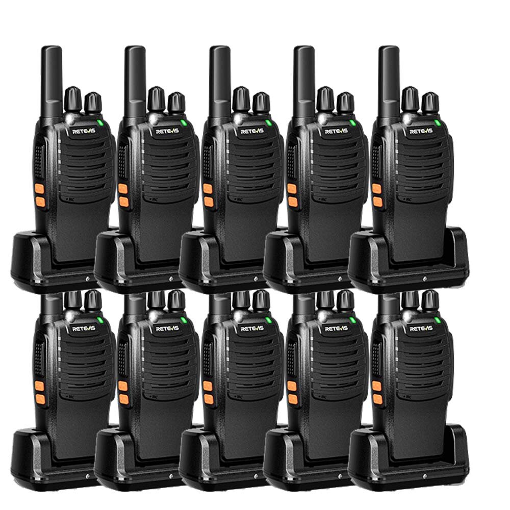 10*Retevis H777 UHF FRS Walkie Talkies Long Range 2W 16CH VOX TOT Two Way Radio