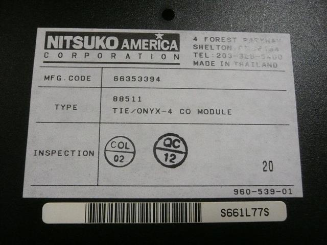 NEC - Nitsuko - Tie 88511 Console