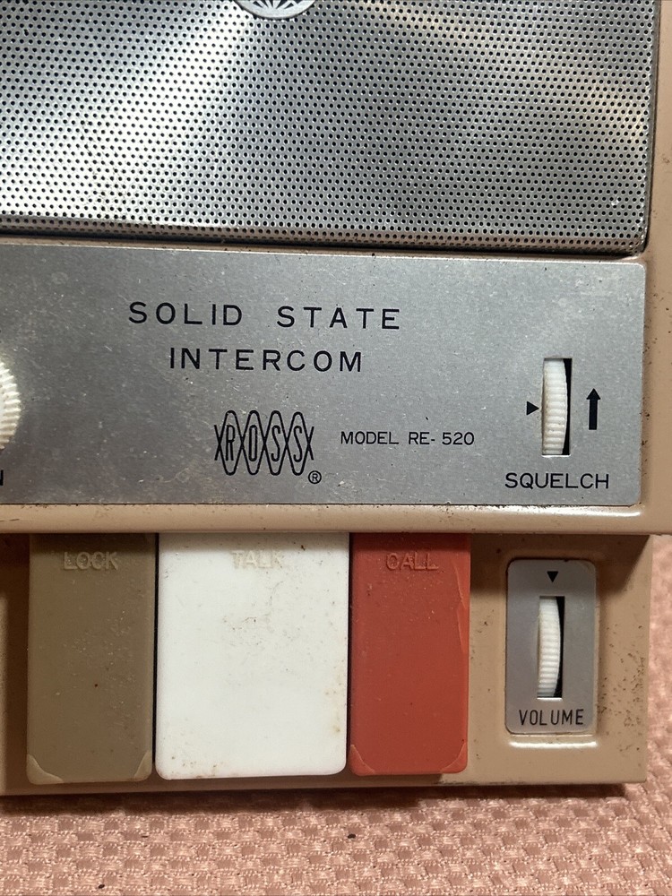 Vintage Ross RE-520 Intercom Solid State
