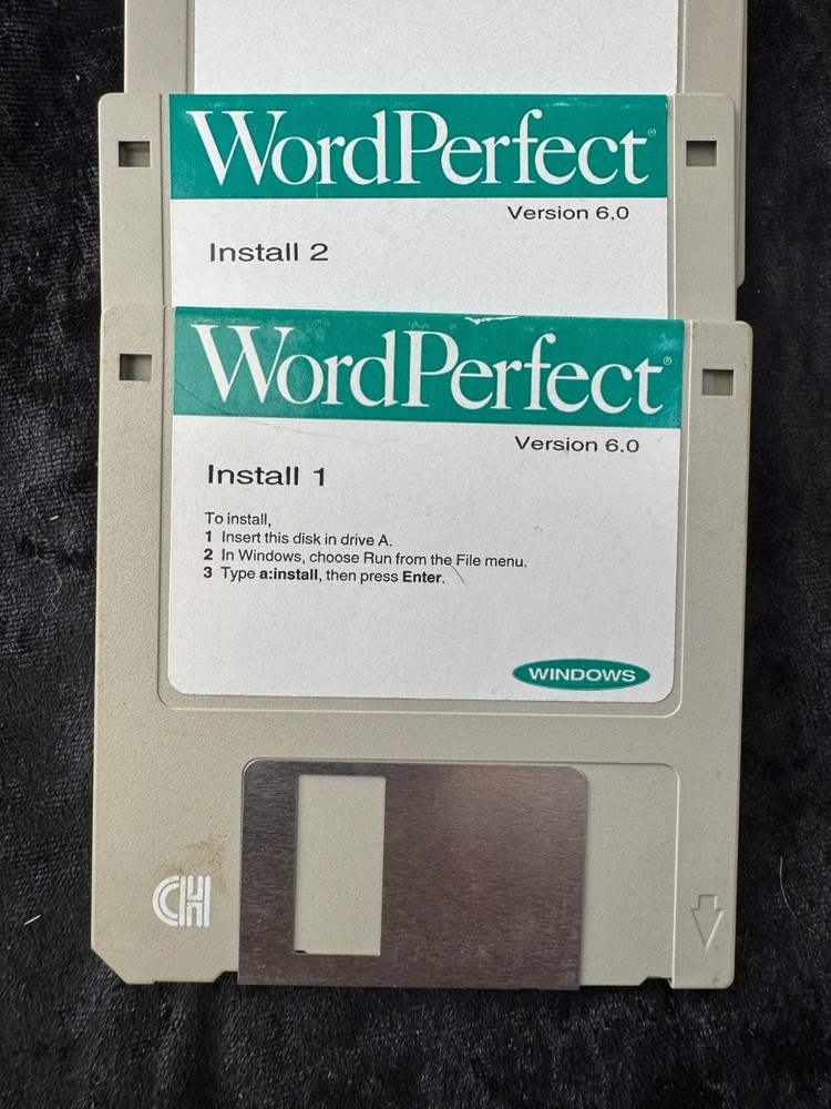Word Perfect Version 6.0 - 3.5 Media