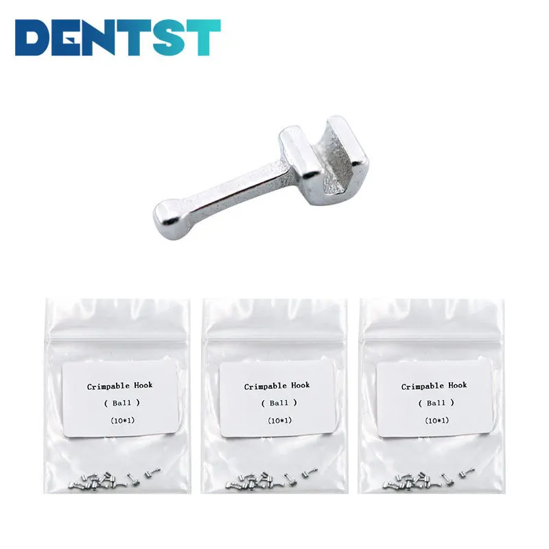 50Pcs Orthodontic Crimpable Lingual Button