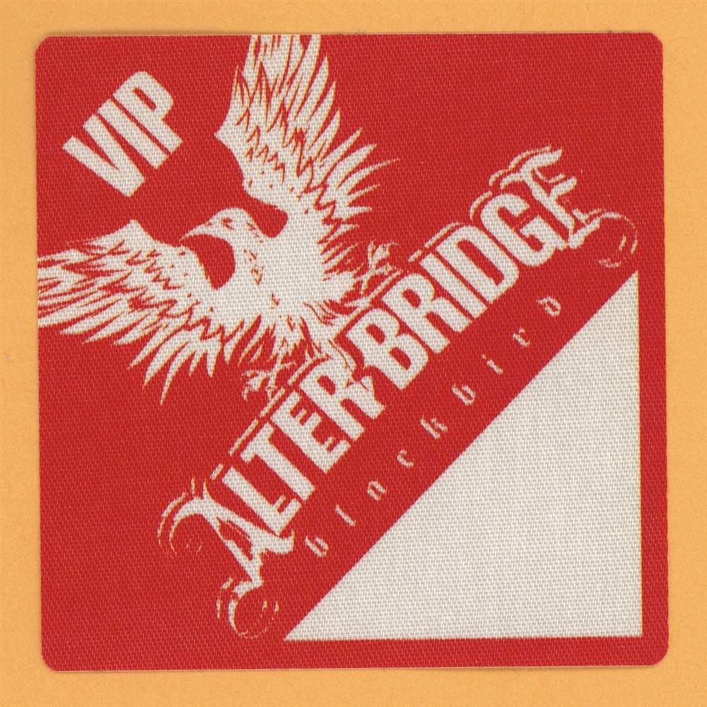 Alter Bridge 2007 Blackbird Concert Tour VIP Backstage Pass - Creed