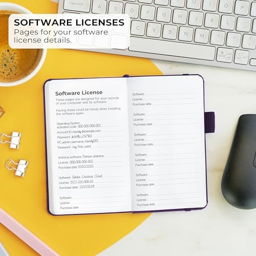 Password Book – Alphabetized Internet Address & Password Organizer - Computer