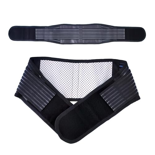 KkaFFe Back Support with Magnet, Tourmaline Magnetic Medium, Black