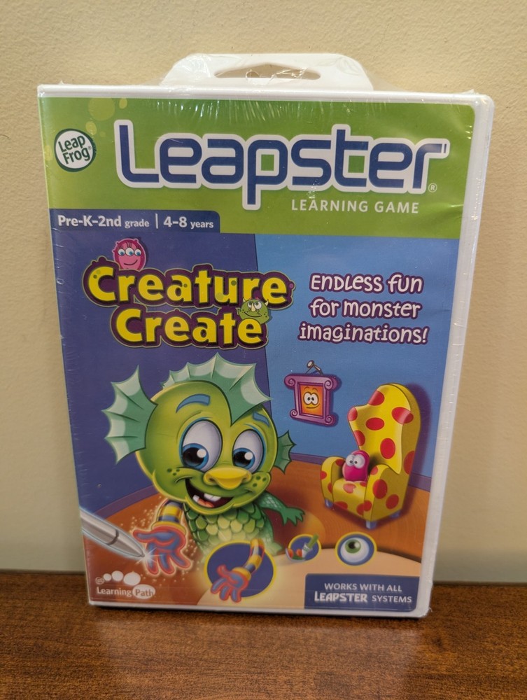 Leapster Learning Game Creature Create Leap Frog Learning Path New Sealed in Box