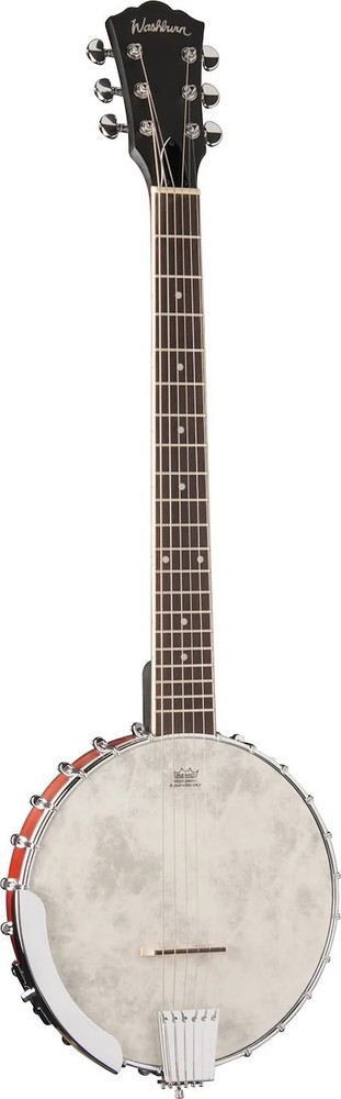 Washburn B6 Americana Series 6 String Open Back Banjo