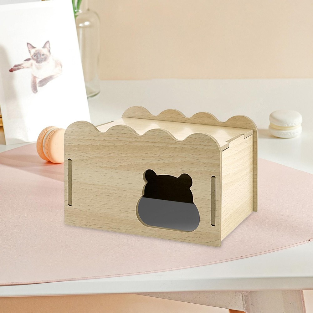 Hamster Hide Cage Decor Cage Accessories