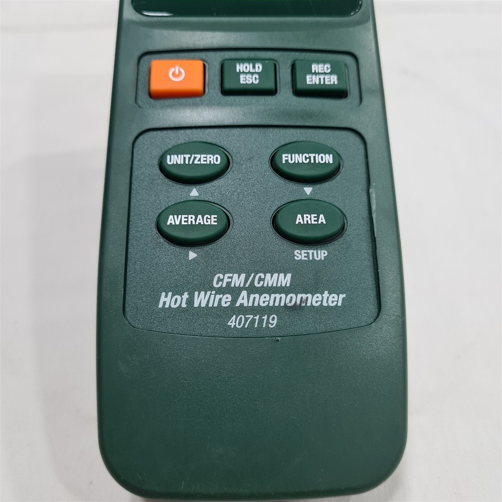 Extech Hotwire Anemometer Type 407119 without Probe. Made in Taiwan