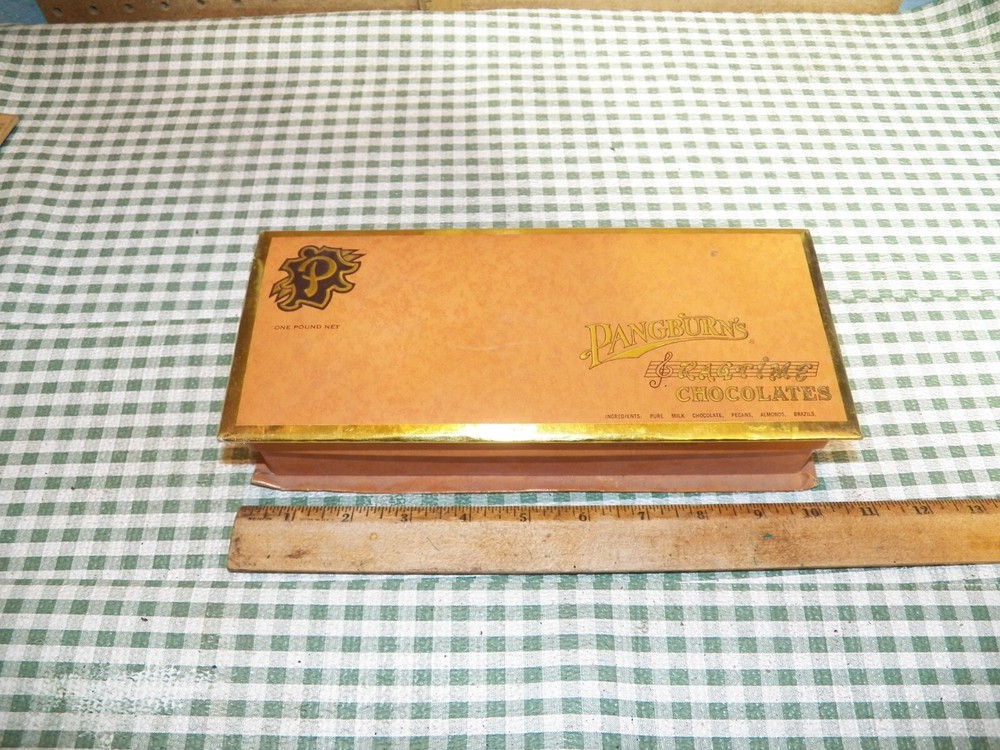 Vintage PANGBURN'S "Ragtime" Chocolates Box