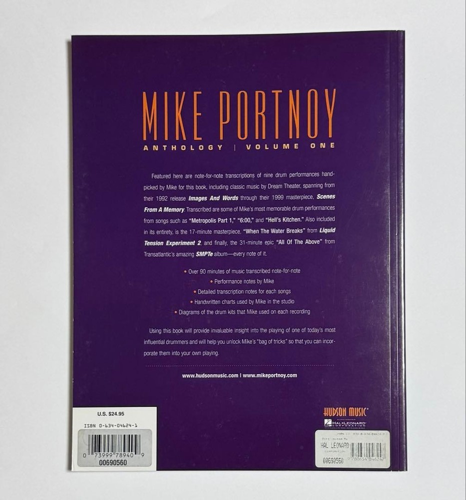 MIKE PORTNOY ANTHOLOGY VOLUME ONE