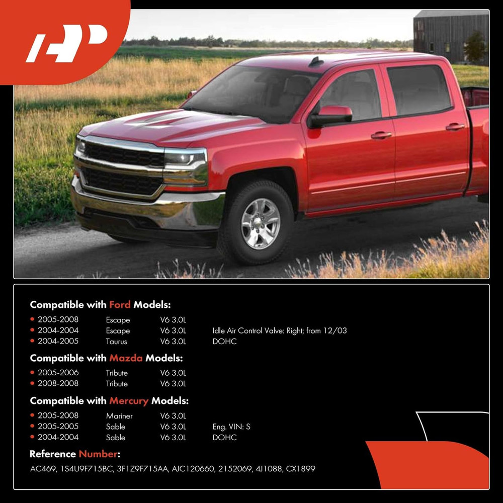 Idle Air Control Valve IAC + Throttle Position Sensor TPS Compatible with Ford E