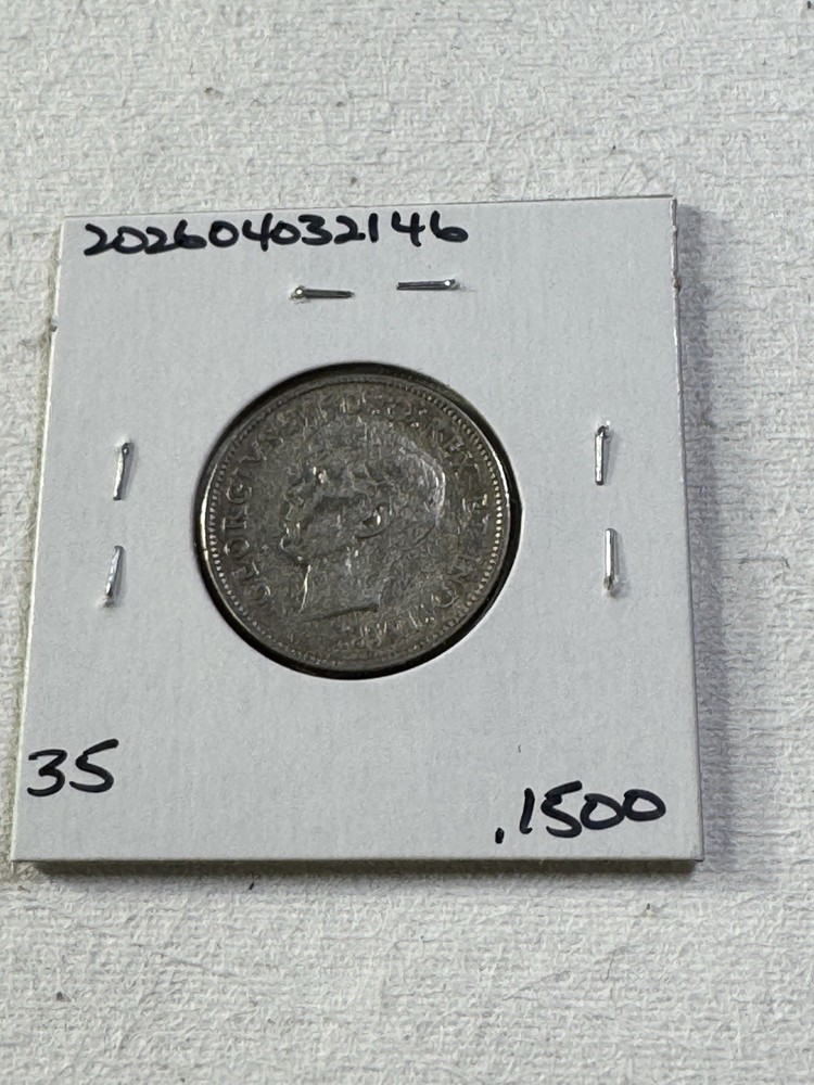 1946 Canada 25 Cents Silver Coin