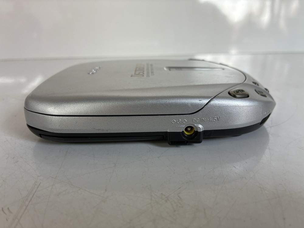 Sony Discman D-E401 Groove CD Player ESP2 Silver - TESTED WORKS