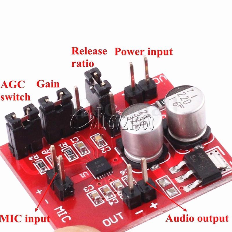 MAX9814 Electret Microphone Amplifier Perfect with AGC Function For Arduino