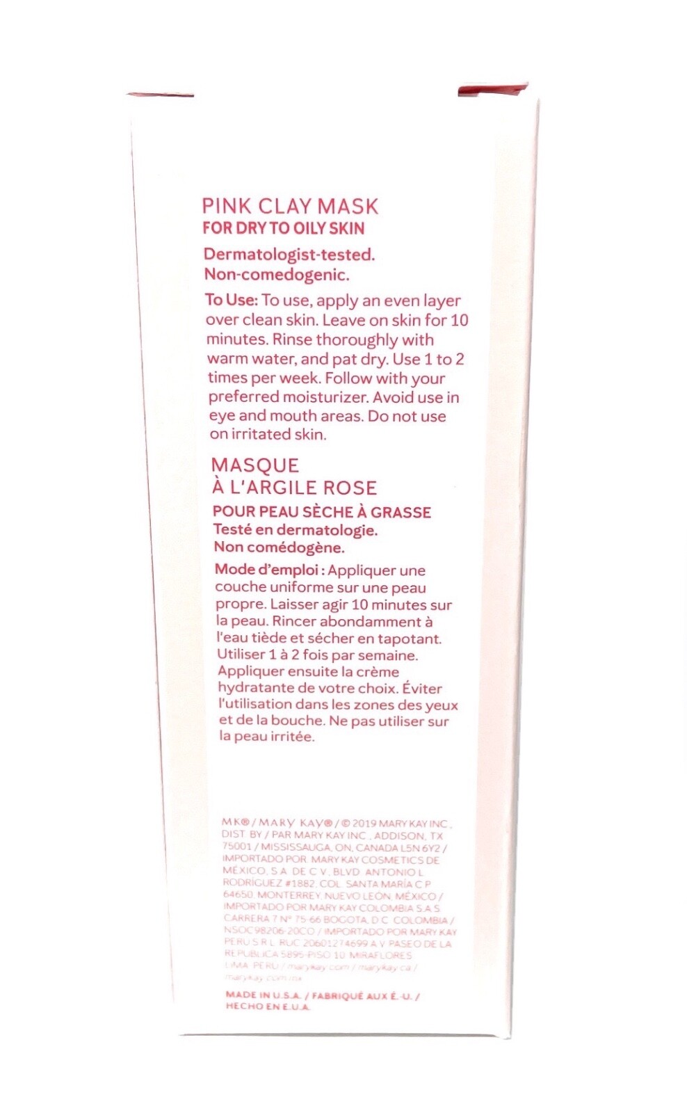 MARY KAY PINK CLAY MASK~WASH OFF~ANTIOXIDANT PROPERTIES~SPECIAL EDITION!