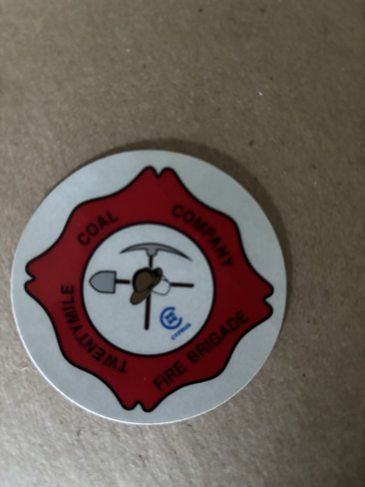 coal mining stickers nice older coal company