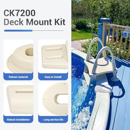 Conversion Kit for Confer Plastics - Transform #7200 Rolling Ladder to Deck-Moun