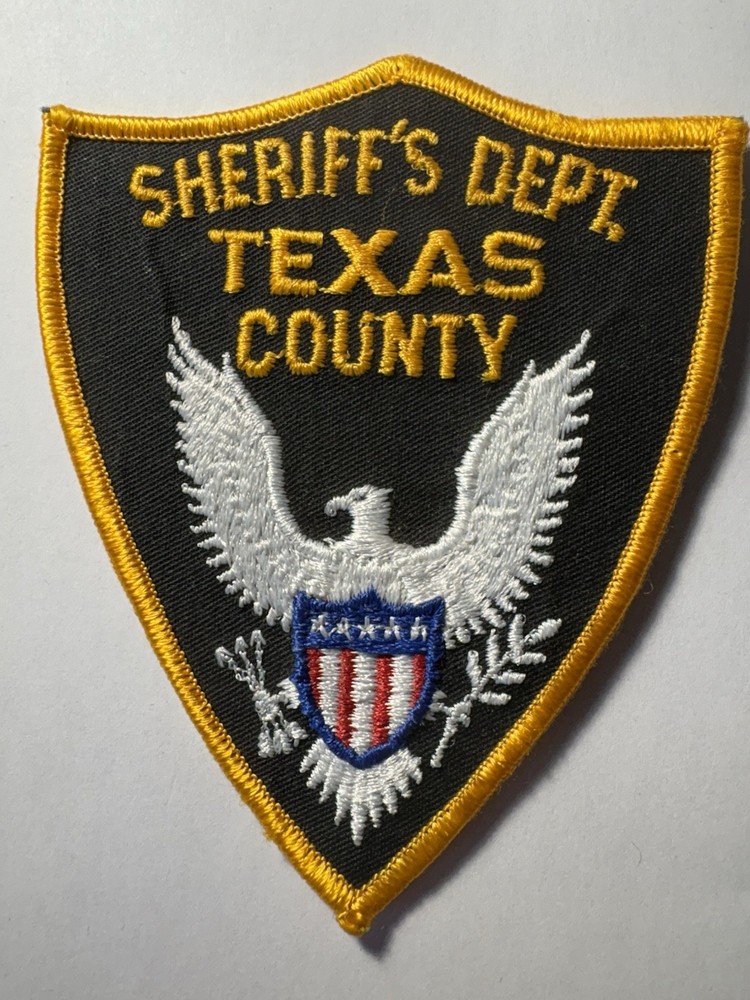 Texas County Sheriff Department Patch