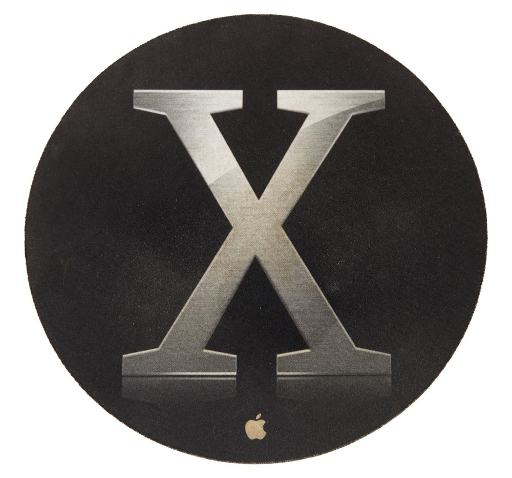 VINTAGE APPLE COMPUTERS MAC OS X MOUSE PAD!