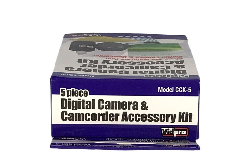 5 Piece Digital Camera & Camcorder Accessory Kit Model CCK-5 Vidpro Clean