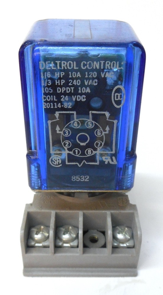 DELTROL CONTROLS, 20114-82, GENERAL PURPOSE RELAY