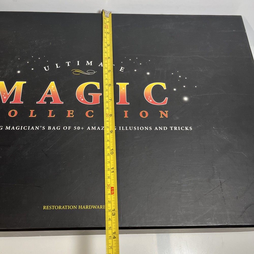 ULTIMATE MAGIC COLLECTION ILLUSIONS & TRICKS RESTORATIVE HARDWARE (READ ALL)