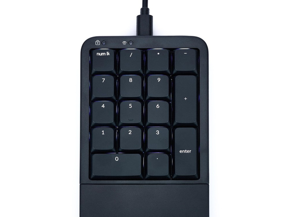KINESIS Mechanical Keypad LP Numeric 10-Key for Mac & PC, Wired & Wireless Mode