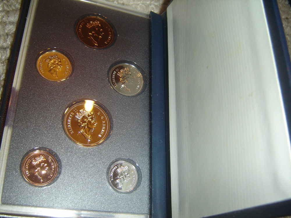 1994 Canada Specimen Set 6 Coins Cent to One Dollar Mint Set. UNC