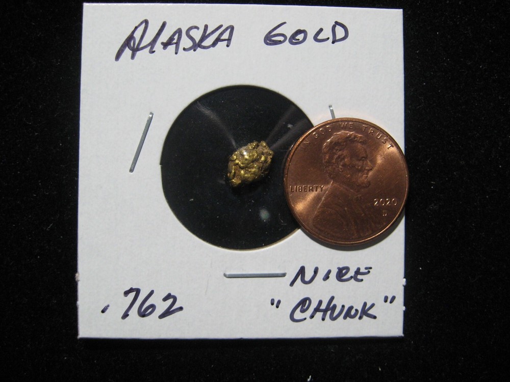 ALASKA GOLD NUGGETS  .762 GRAM