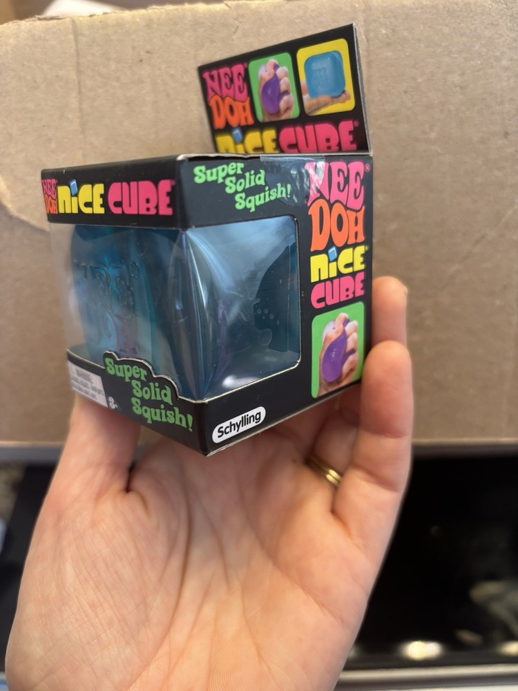 Needoh Nice Cube Blue New Fast Shipping