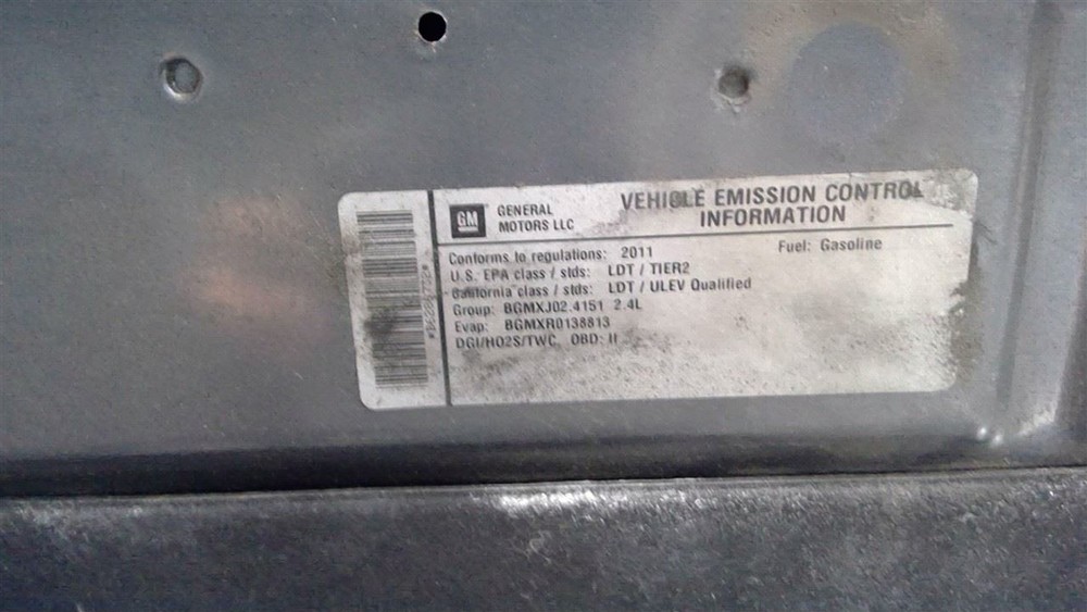 2011 CHEVY EQUINOX ARM REST 5749