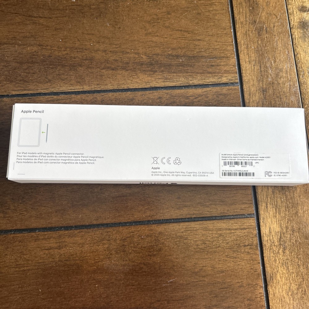 Empty Box Authentic Apple Pencil (2nd Generation) Model A2051 EMPTY BOX ONLY!!