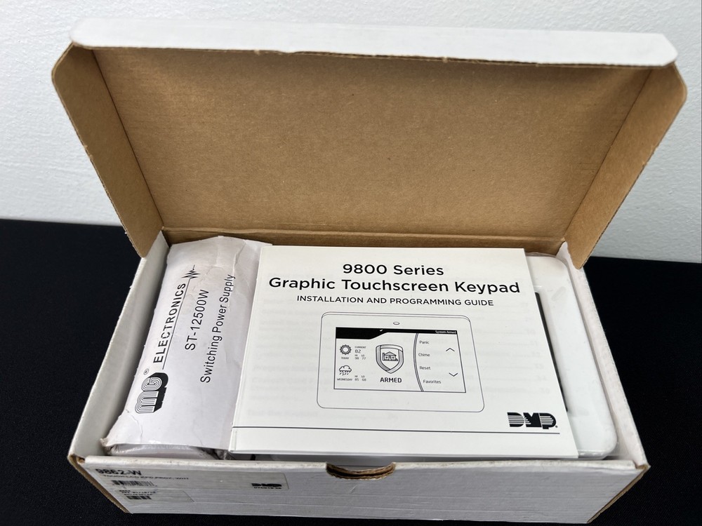 ✅ DMP 9862-W WIRELESS TOUCHSCREEN KEYPAD OPEN BOX