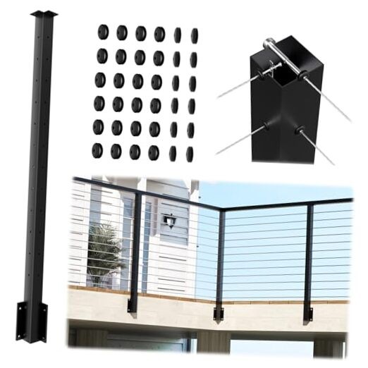 Side Mount Inner Corner Post (Post Body 47.6"), 42" 1 Corner Post-Inner-1 Pack
