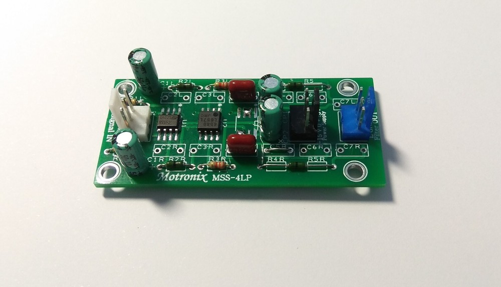 Low Pass 6/12/18/24 db Stereo Active Filter module MSS-4LP