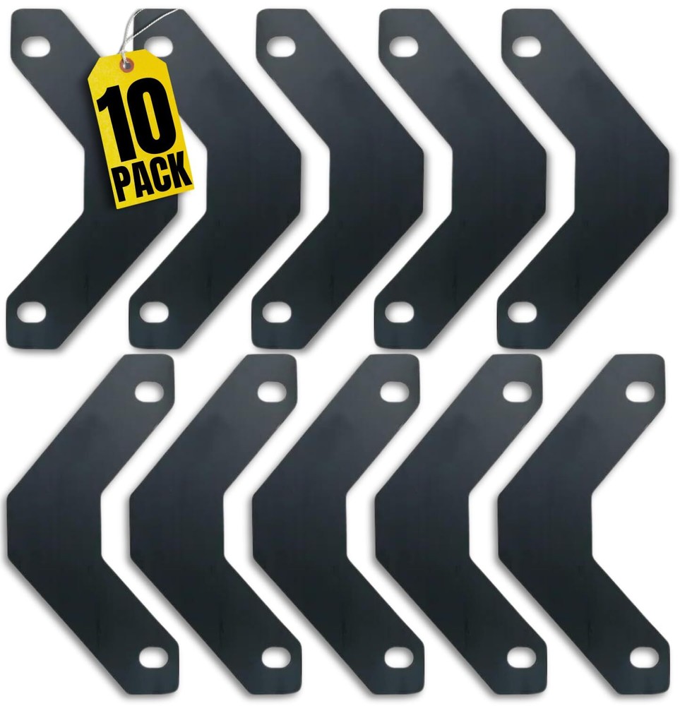 10PCS Binder Sheet Lifters 11"x8.5" Black Plastic Page Separator Insert Pack