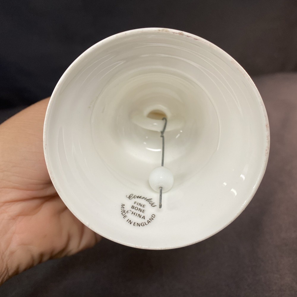 Countess Fine Bone China Bell- Peacock Pattern- RARE
