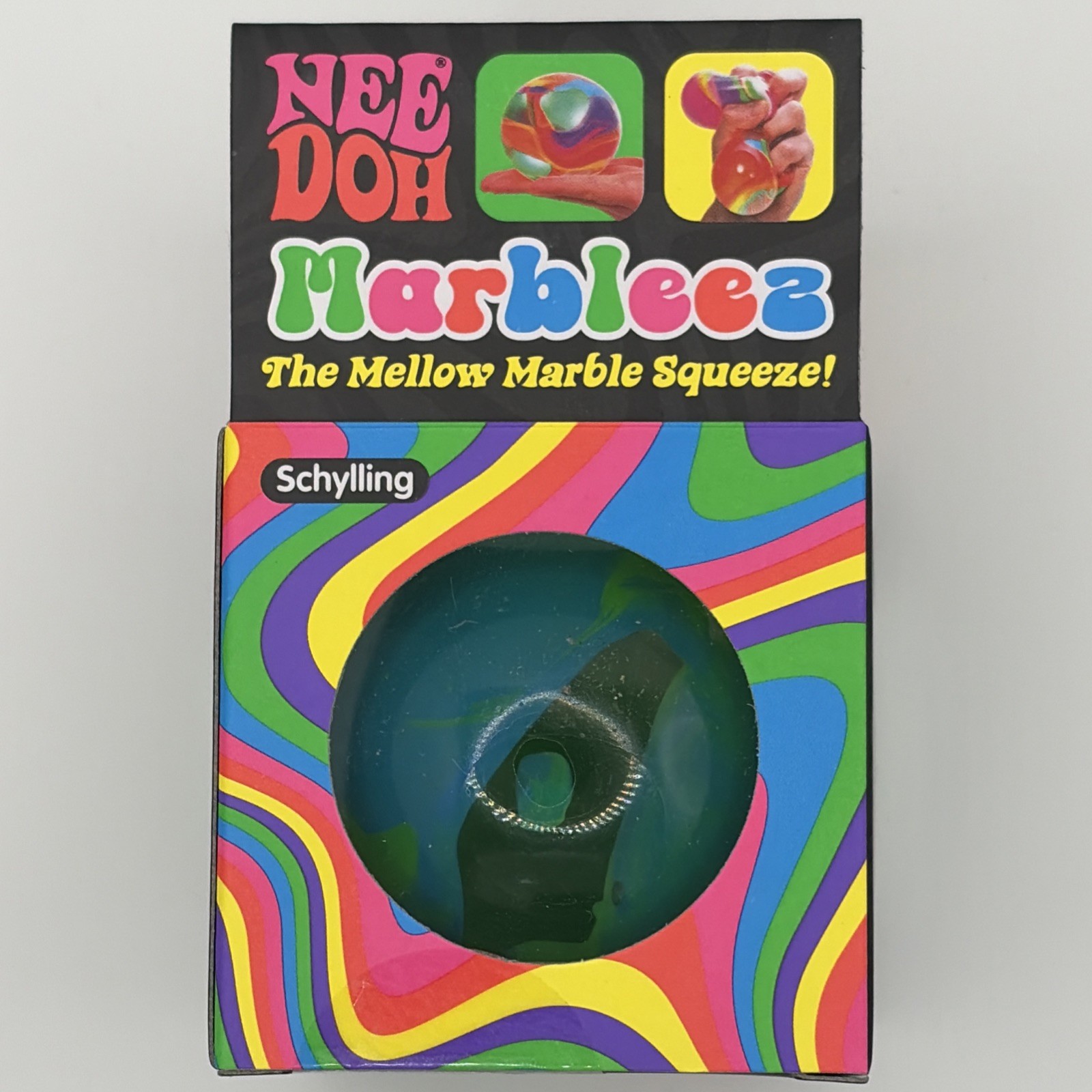 NeeDoh Super Marbles Marbleez Stress Ball (GREEN & BLUE)