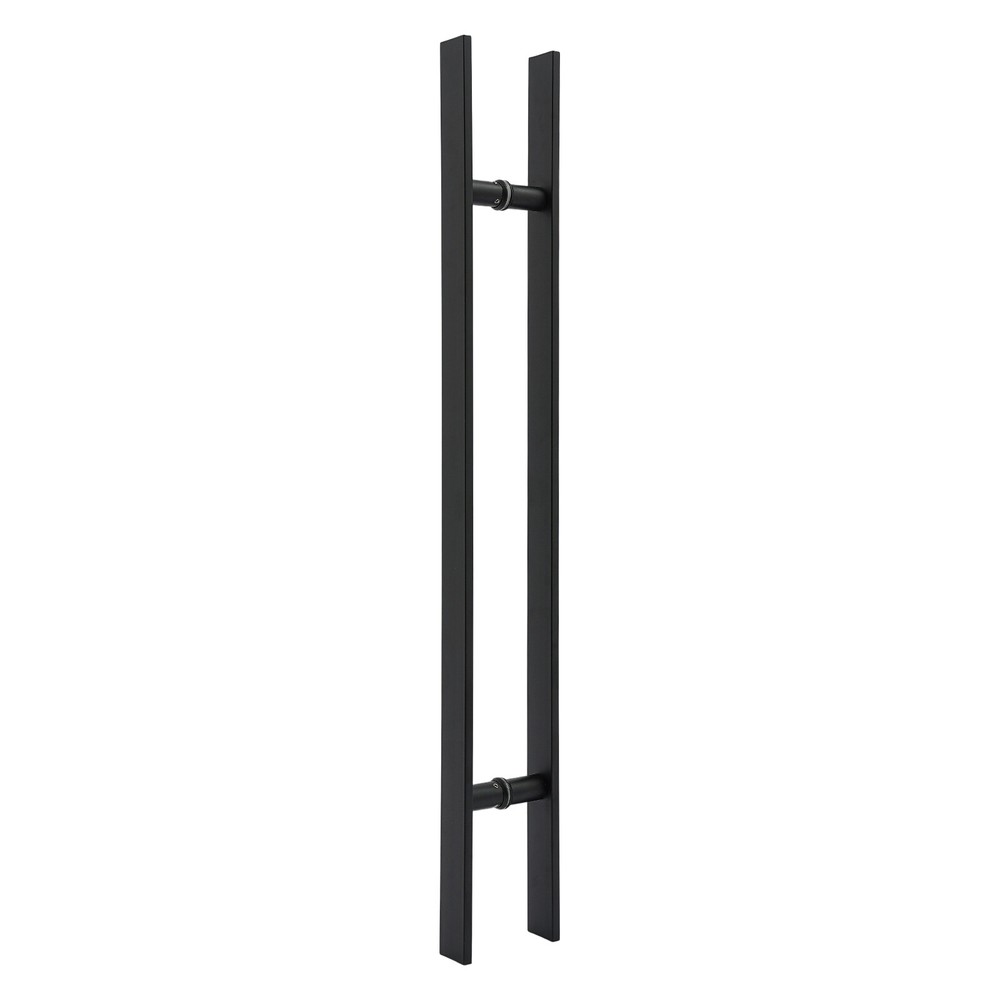 Stylish Black Stainless Steel Push Pull Door Handle for Easy Access