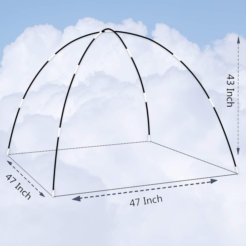 Kids Play Tent Poles Replacement Poles for Child Tent Fiberglass Poles for Sp...