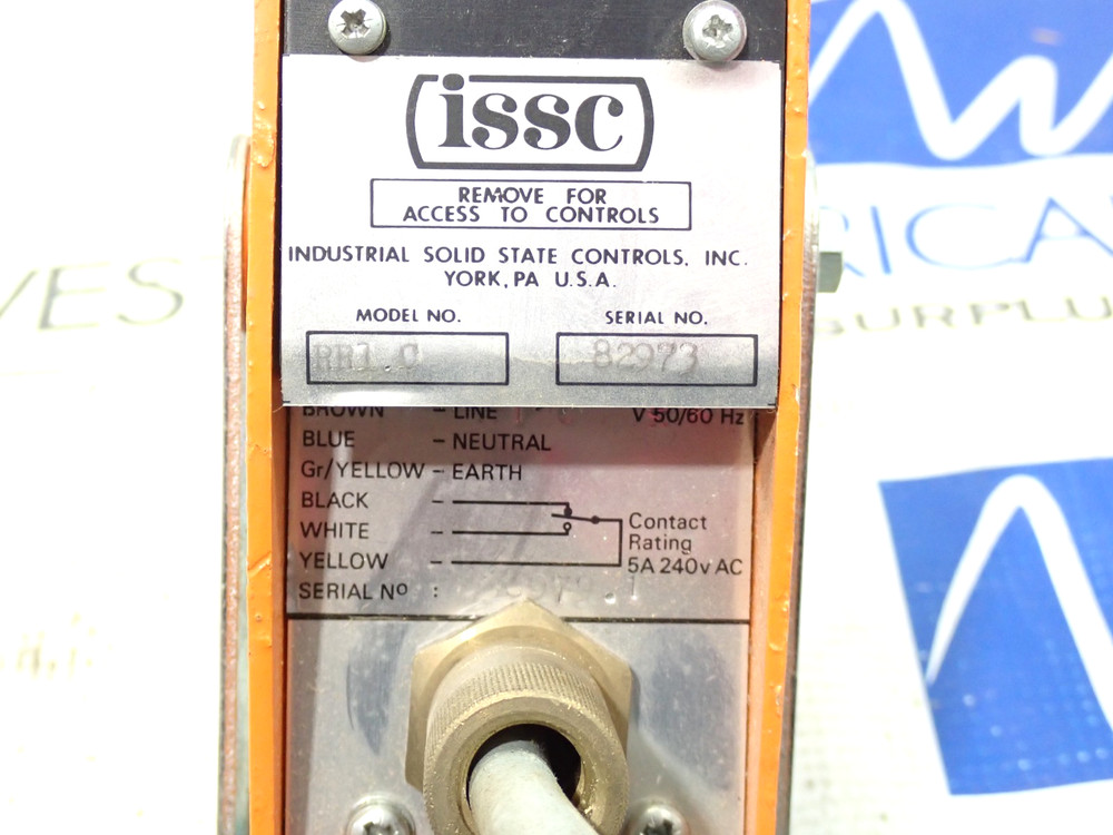 Industrial Solid State Controls ISSC Syna-Cell RR1.C 120 Volt Sensor Switch