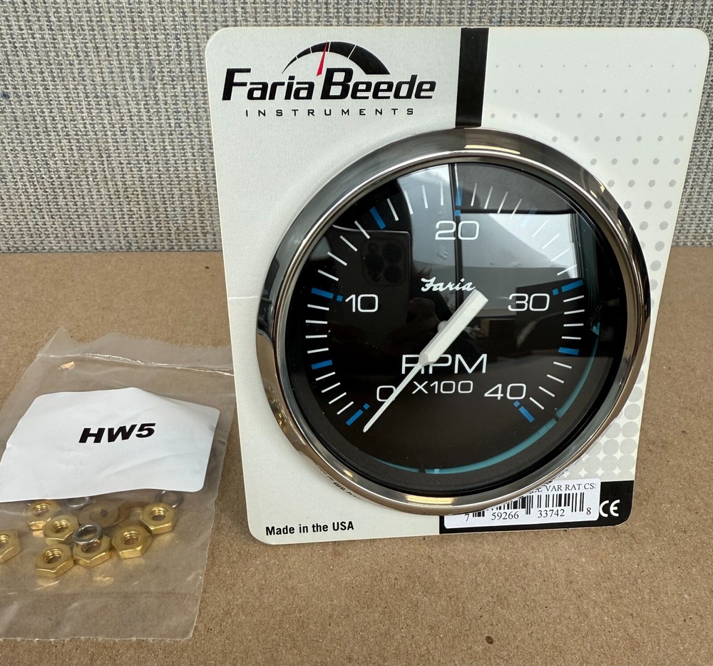FARIA BEEDE INSTRUMENTS TACHOMETER 33742