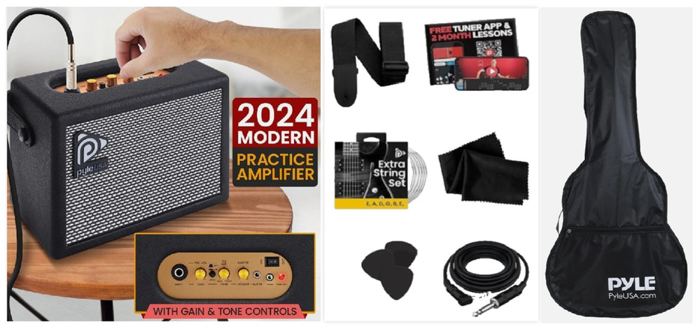 GUITAR COMBO AMP w/ GIG BAG & AMPLIFIER ACCESSORY KIT !!! BUNDLE