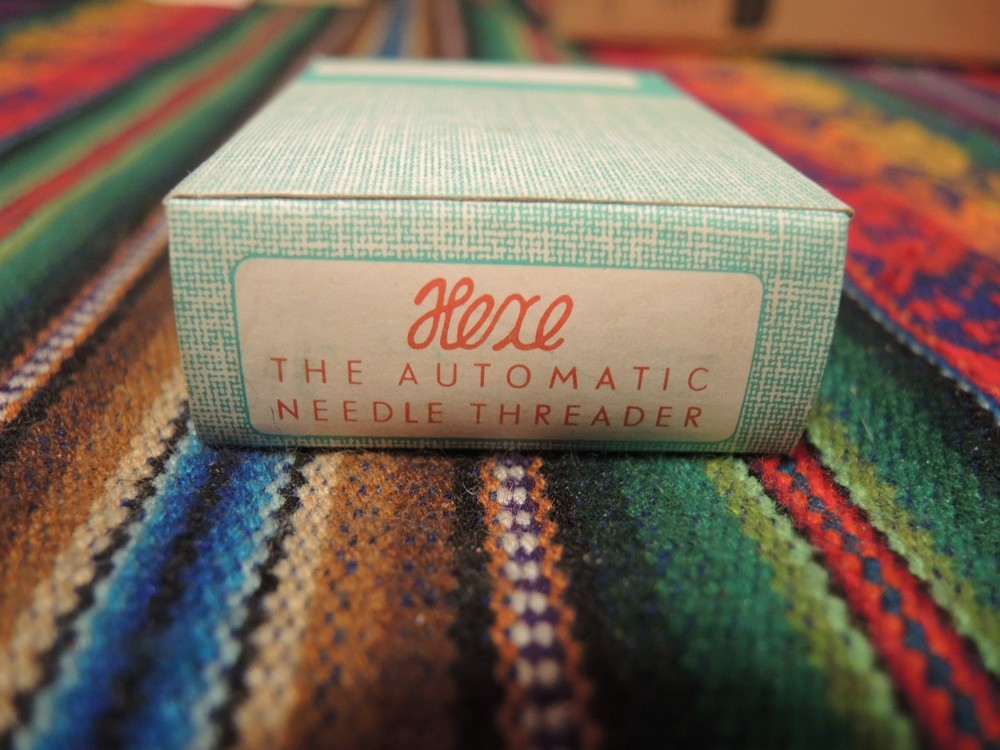 Vtg Hexe Automatic Needle Threader West Germany Original Box,