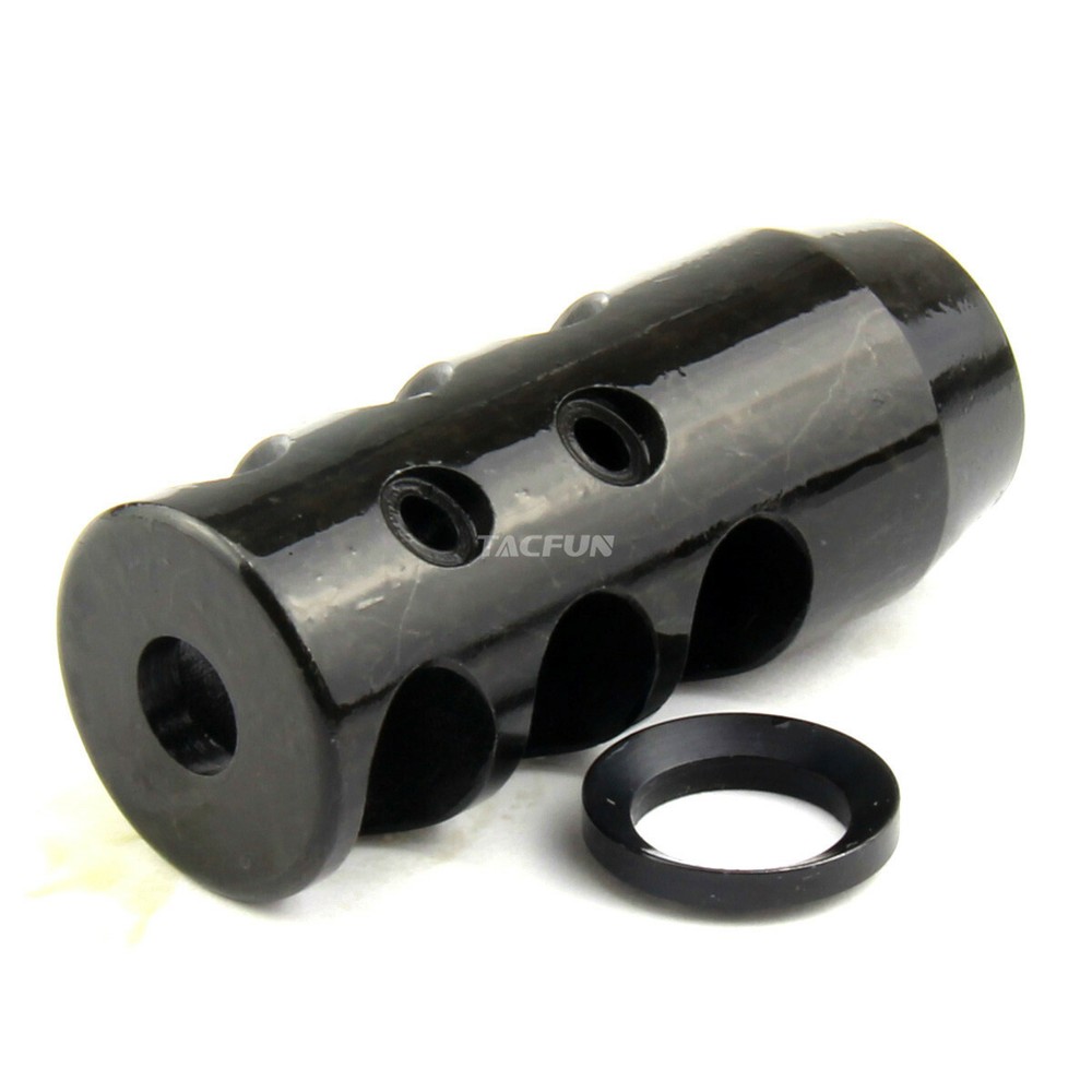 NEW! Compact Low Concussion 1/2x28 Muzzle Brake Compensator .223 5.56