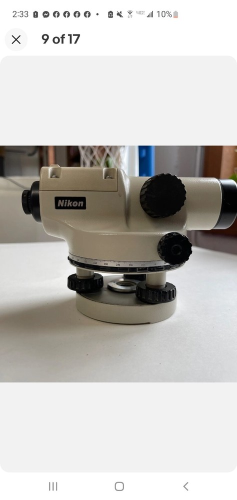 Nikon AP-7 Automatic Level 360 in carrying case